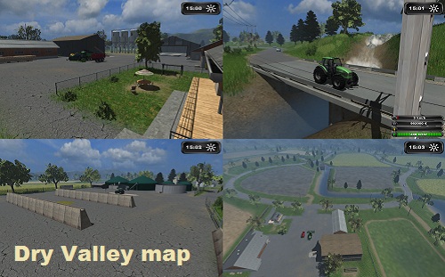 Dry Valley Map with BGA Map